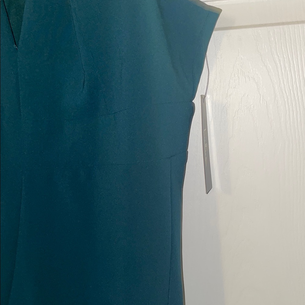 Lulu's Green Halter Sheath Dress - Picture 3 of 6